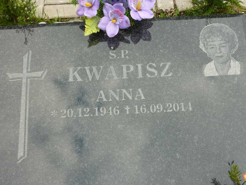 Anna Kwapisz 1946 Katowice - Grobonet - Wyszukiwarka osób pochowanych