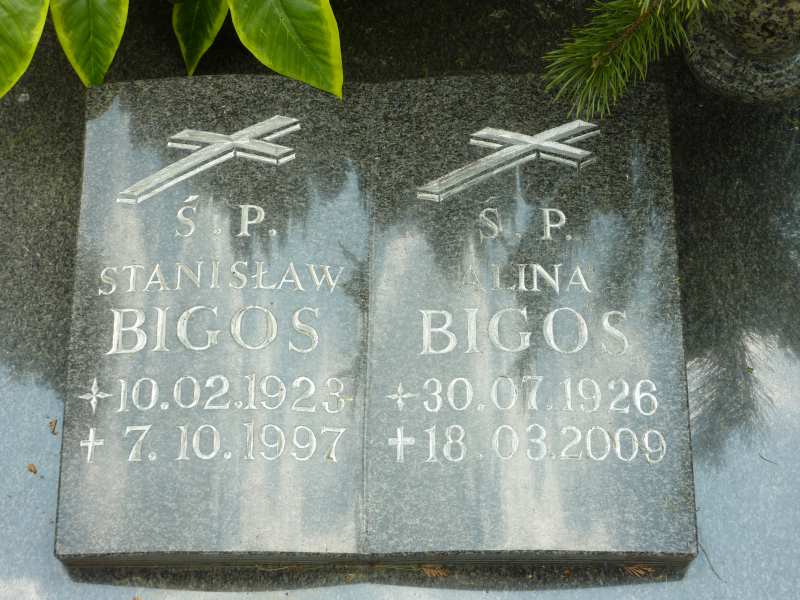 Stanisław Bigos 1923 Katowice - Grobonet - Wyszukiwarka osób pochowanych