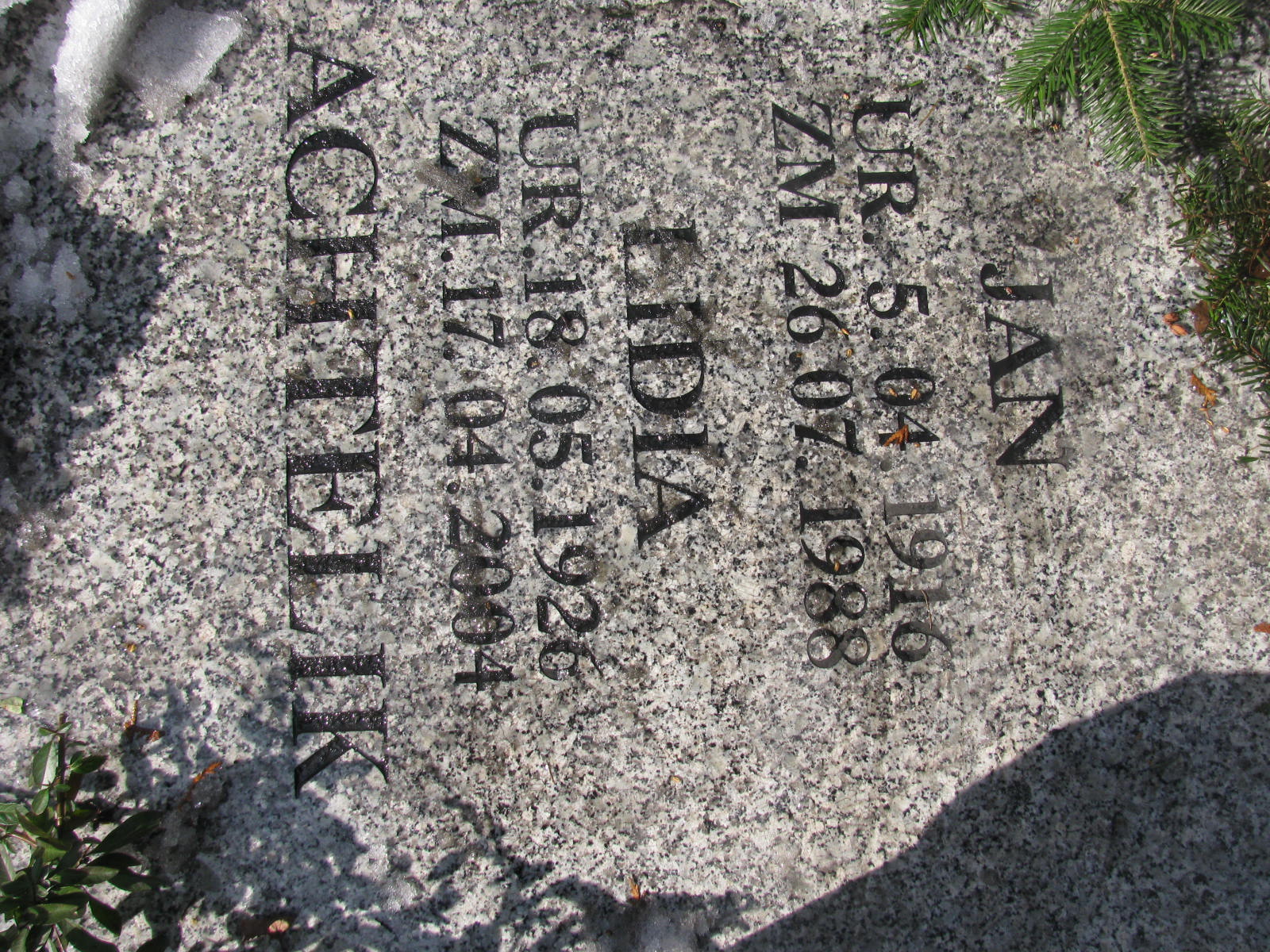 Jan Achtelik 1916 Katowice - Grobonet - Wyszukiwarka osób pochowanych